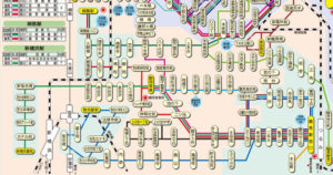 新横浜駅周辺の「臨港バス」路線図