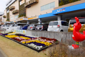 トレッサ横浜「とれおんガーデン」も初登場。地域の3団体が花壇づくりを行っている