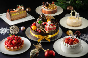 今年は「大切な人と喜びを分かち合えるクリスマス」をテーマとした新横浜グレイスホテルのクリスマスケーキ（同ホテル提供）
