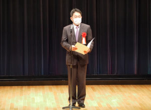 吉山会長が「閉式の言葉」を述べ出初式が終了しました