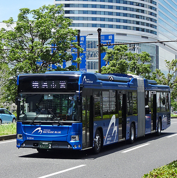 横浜駅からの連接バス「ベイサイドブルー」、7月22日（金）に無料デー