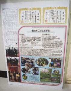 「小机小学校サクラソウプロジェクト」は2020年秋に第27回横浜環境活動賞（リンクは横浜市サイト）を受賞している