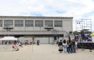 創立50周年を前に老朽化した体育館のリニューアル工事が1年間にわたり行われてきた(2024年9月)